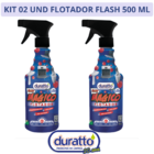 02 Und Limpador Superficies Flotador 500ml C/gatilho Duratto