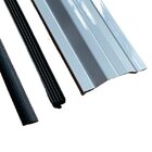 02 Uni - Perfil Trapezio Branco De 3,00m + Gaxeta (kit)