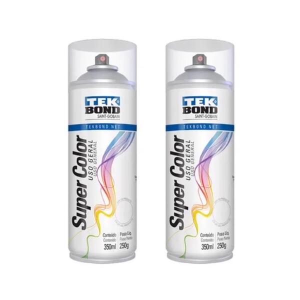 02 Verniz Spray Para Pintura, Madeira, Artesanato 350ml Fosco