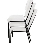 03 Cadeiras Empilhável Para Igrejas Evangélicas Linha Church