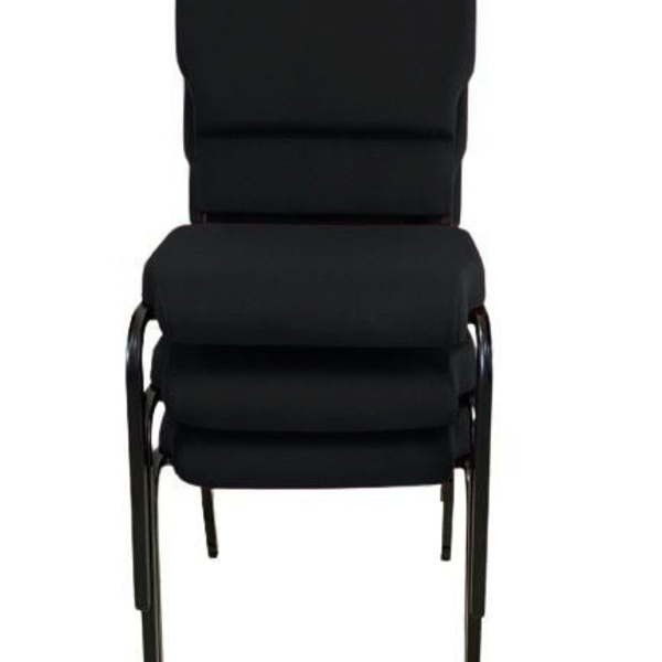 03 Cadeiras Empilhável Para Igrejas Evangélicas Linha Church