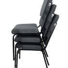 03 Cadeiras Empilhável Para Igrejas Evangélicas Linha Church