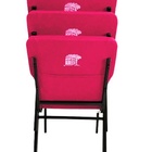 03 Cadeiras Empilhável Para Igrejas Evangélicas Linha Church