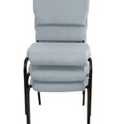 03 Cadeiras Empilhável Para Igrejas Evangélicas Linha Church