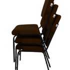 03 Cadeiras Empilhável Para Igrejas Evangélicas Linha Church