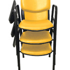 03 Cadeiras Escolar Universitária Linha Hotel Auditório Amare