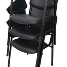 03 Cadeiras Escolar Universitária Linha Hotel Auditório Preto