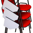 03 Cadeiras Escolar Universitária Linha Hotel Auditório Verme