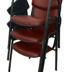 03 Cadeiras Escolar Universitária Linha Hotel Auditório Verme