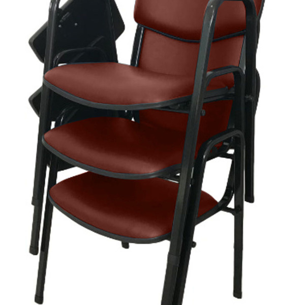 03 Cadeiras Escolar Universitária Linha Hotel Auditório Verme