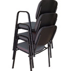 03 Cadeiras Para Auditórios Linha Hotel Auditório Cinza