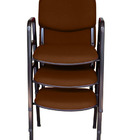 03 Cadeiras Para Auditórios Linha Hotel Auditório Marrom