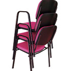 03 Cadeiras Para Auditórios Linha Hotel Auditório Rosa