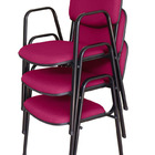 03 Cadeiras Para Auditórios Linha Hotel Auditório Rosa