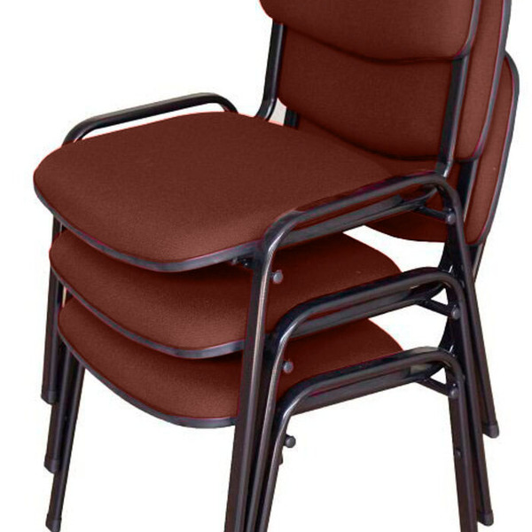 03 Cadeiras Para Auditórios Linha Hotel Auditório Vermelho