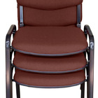 03 Cadeiras Para Auditórios Linha Hotel Auditório Vermelho