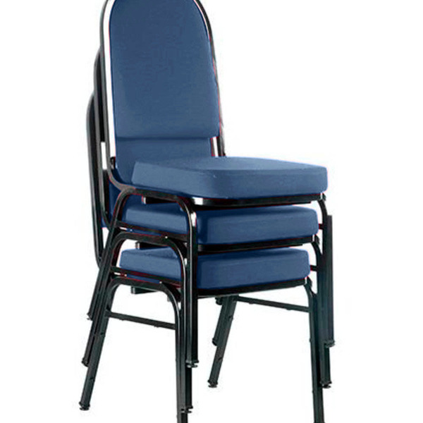 03 Cadeiras Para Hotel E Auditório Linha Hotel Azul