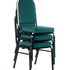 03 Cadeiras Para Hotel E Auditório Linha Hotel Verde