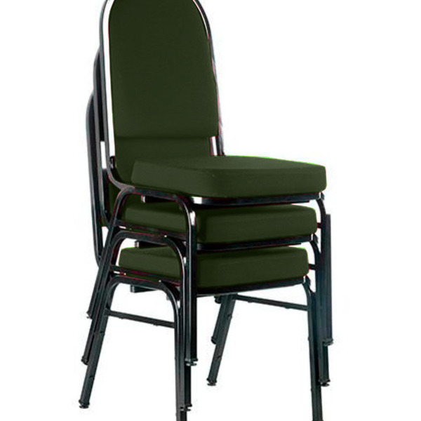 03 Cadeiras Para Hotel E Auditório Linha Hotel Verde