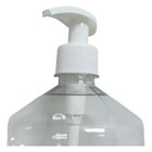 03 Frasco Saboneteira Pvc Incolor Válvula Pump 450ml Nobre