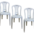 03 Und Cadeira Plastica Sem Braço Bistro Mor