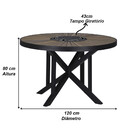 04 Cadeiras Floripa Em Alumínio Com Pintura E Mesa Atenas 120