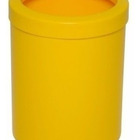 04 Un. Lixeira  Em Plástico Com Aro 12 Litros Home Ou Office