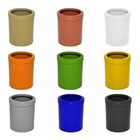 04 Un. Lixeira  Em Plástico Com Aro 12 Litros Home Ou Office