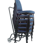 06 Cadeiras Para Hotel E Auditório Linha Hotel Azul