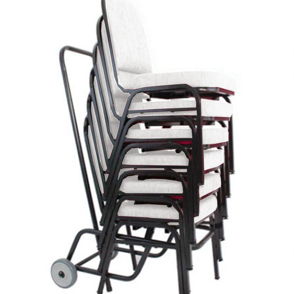 06 Cadeiras Para Hotel E Auditório Linha Hotel Branco