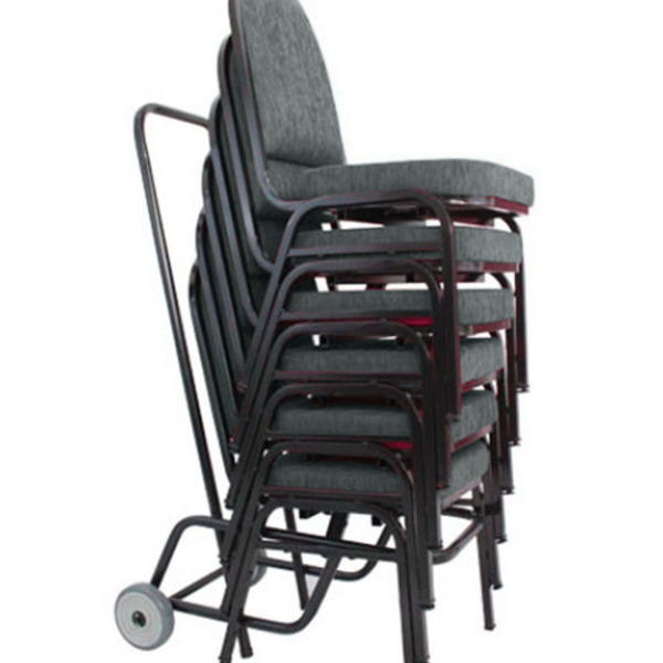 06 Cadeiras Para Hotel E Auditório Linha Hotel Cinza