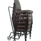 06 Cadeiras Para Hotel E Auditório Linha Hotel Cinza