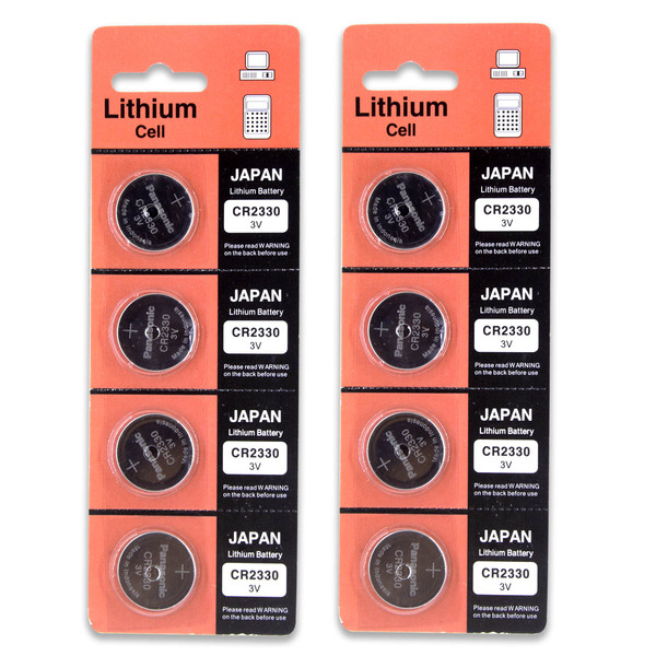 08 Pilhas Panasonic Cr2330 3v Bateria Original 2 Cartelas