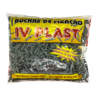 1000 Buchas 5mm Com Anel Sem Parafuso Parede Maciça Reboco