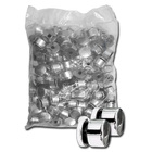 100 Botão Francês Finesson Metal Liso Para Acabamento Espelho