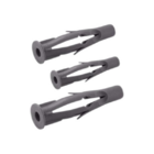 100 Buchas 8mm Fr Perfix P/ Parede Oca Bloco Tijolo Baiano