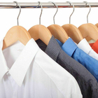 100 Cabides De Madeira Claro Marfim De Alta Qualidade