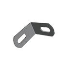 100 Junção “l” De Inox Para Botão Duplo De Padaria