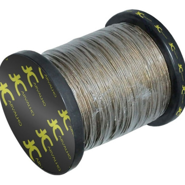 100 M Cordoalha Cabo De Aço Varal 1,75mm Reforçado