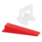 Espaçador Nivelador 1,0mm Smart com 100 Peças + Cunha com 50 Peças Cortag