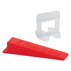 Espaçador Nivelador 1,5mm Smart com 100 Peças + Cunha com 50 Peças Cortag