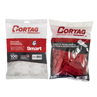 Espaçador Nivelador 1,5mm Smart com 100 Peças + Cunha com 50 Peças Cortag