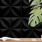 100 Placas Pvc 3d Revestimento De Parede Decorativa Petalas A