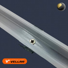 100 Presilhas Gafanhoto P/ Perfil Led Embutir + Parafusos