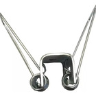 100 Unidades Presilha Gafanhoto Para Perfil Led Embutir