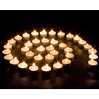 100 Velas Rechaud 100% Parafina 1 Cm Altura Vela Decorativa B