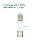 100 X Fusível De Vidro 5x20 Pequeno Kit Com 100 Peças 4 Amp