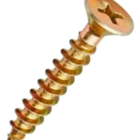 100x Parafuso Chipboard Phillips Bicromatizado 3,5 X 40mm