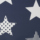 108265 Papel De Parede Importado Stars Navy Rolo 5mt²