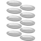 10 Baixelas De Servir Restaurante Buffet Inox 21cm Rasa Porçõ